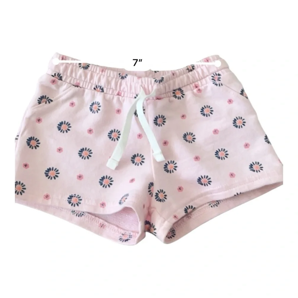 Carter’s casual play baby Girls 6 Months shorts pink floral pullon elastic waist